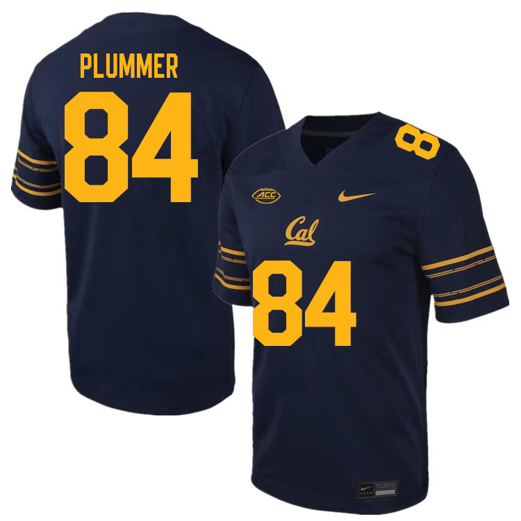 California Golden Bears #84 Jaiven Plummer ACC Conference College Football Jerseys Stitched Sale-Navy
